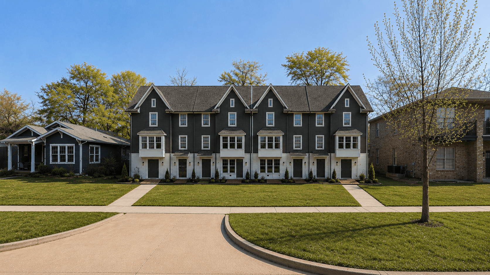 Jenkins Avenue — townhome redevelopment rendering